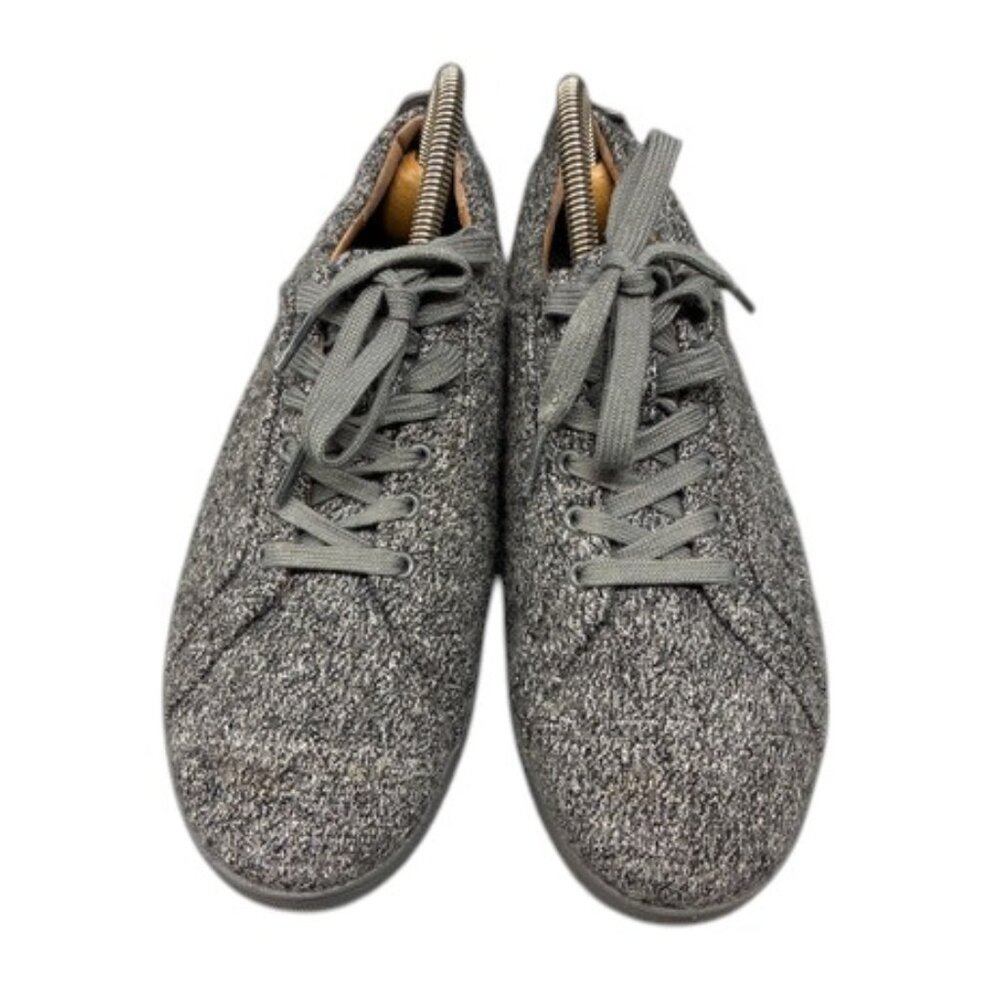 FitFlop Rally E01 Sneakers Women’s 8.5 Gray Merino‎ Wool Mix Casual Comfort Lace